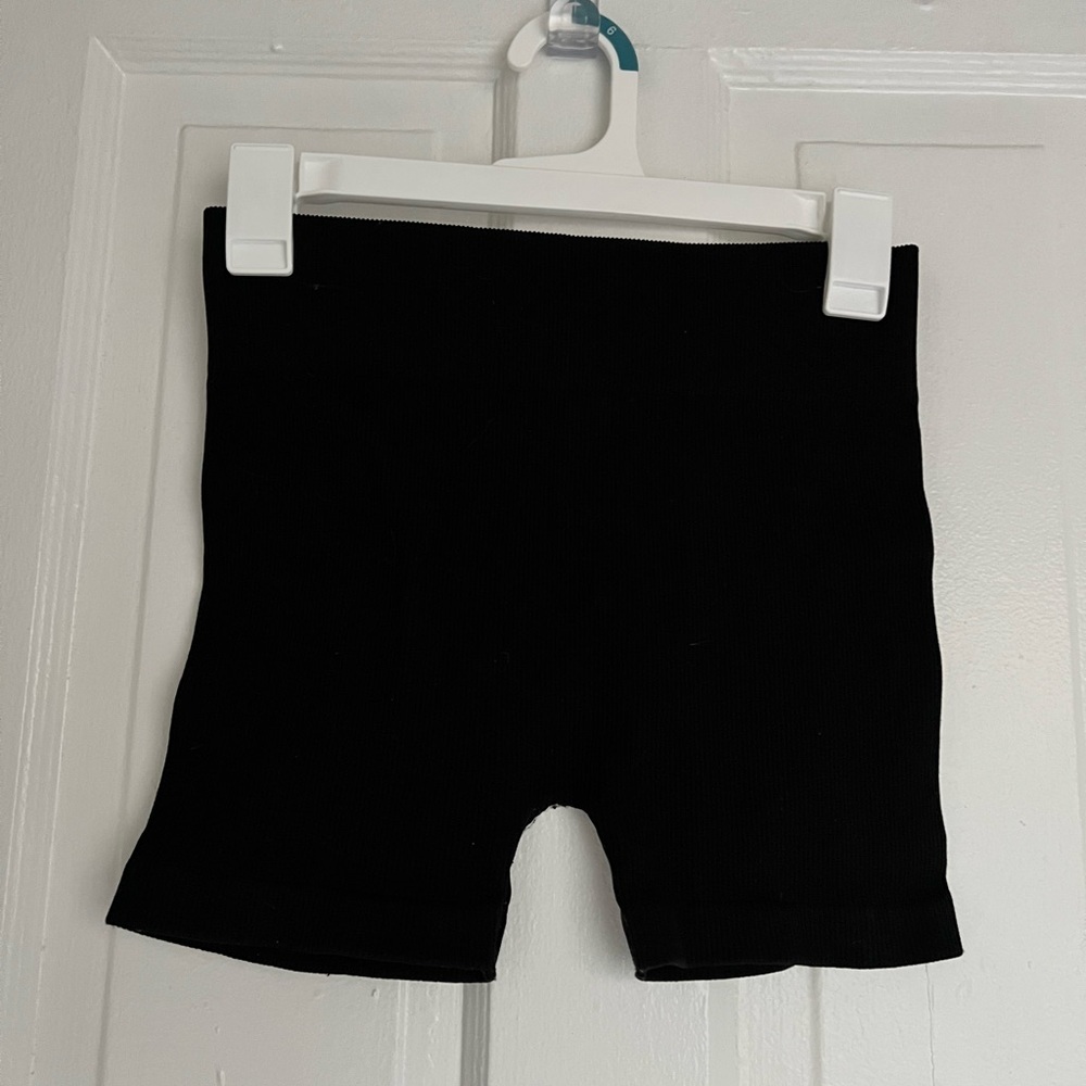 Ribbed Seamless Biker Shorts